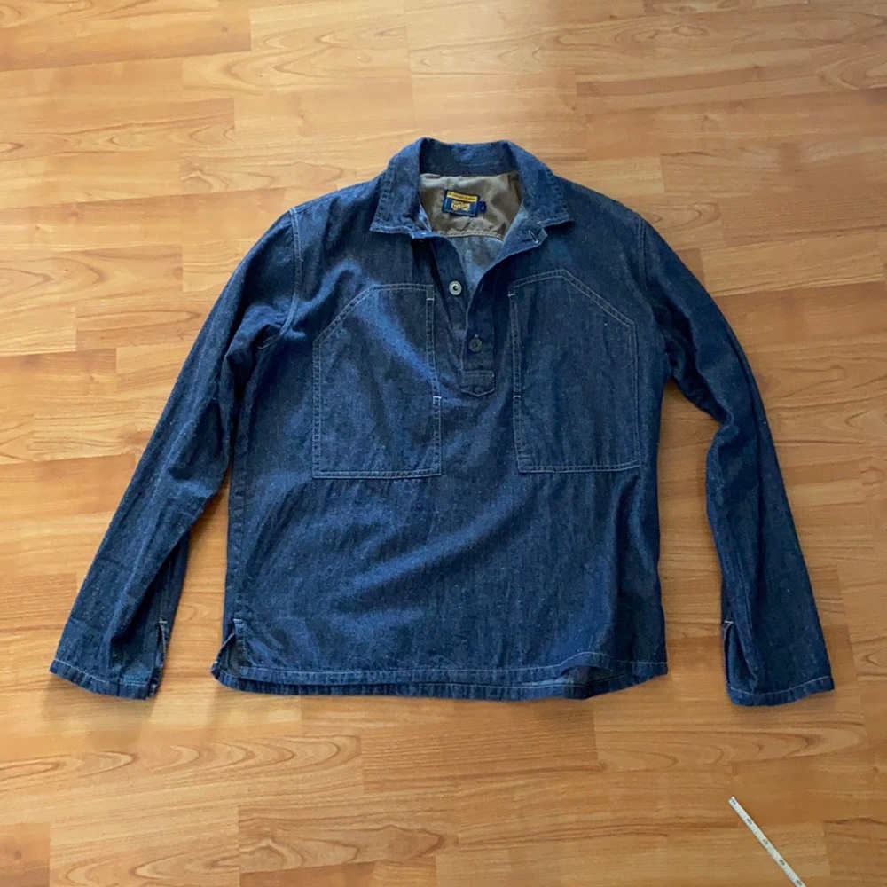 Kerbside and co. Chambray pullover small. Engineered garments alternative EG